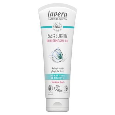 LAVERA basis sensitiv Reinigungsmilch Bio-Aloe Vera & Bio-Sheabutter